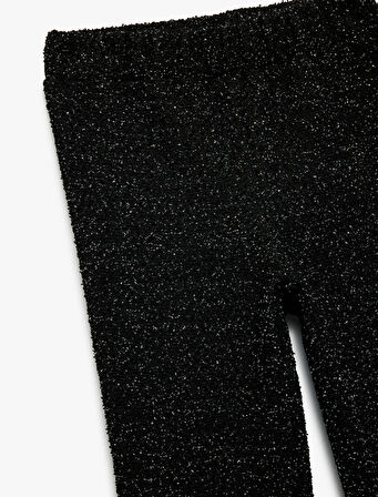 Sim Detaylı Viskon Karışımlı İspanyol Paça Pantolon