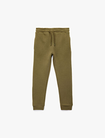 Beli Lastikli Cepli Şardonlu Basic Jogger Eşofman Altı