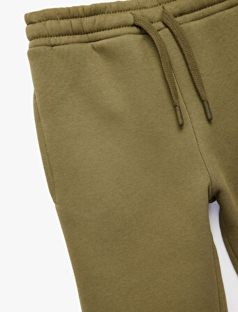 Beli Lastikli Cepli Şardonlu Basic Jogger Eşofman Altı