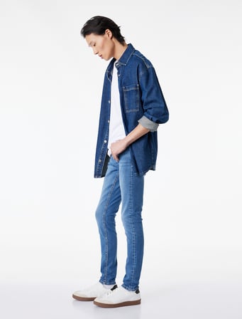 Normal Bel Pamuklu Skinny Fit Jean Pantolon - Michael Jean