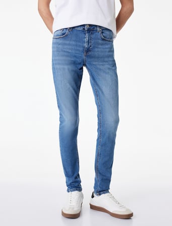 Normal Bel Pamuklu Skinny Fit Jean Pantolon - Michael Jean