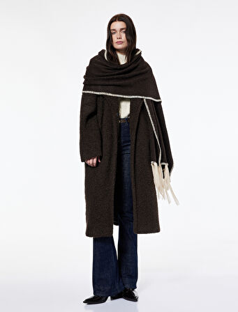 Koton X Şahika Ercümen - Sherpa Kaban Oversize Cepli