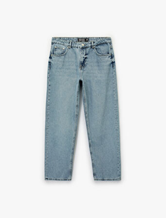 Pamuklu Straight Fit Denim Pantolon - Straight Jeans