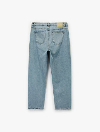 Pamuklu Straight Fit Denim Pantolon - Straight Jeans