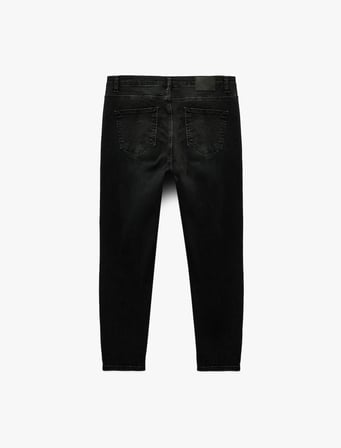 Normal Bel Pamuklu Tapered Fit Jean Pantolon - Joe Jean
