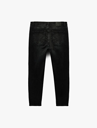 Normal Bel Pamuklu Tapered Fit Jean Pantolon - Joe Jean