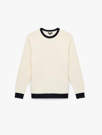 Koton Uzun Kollu Pamuklu Renk Kontrastlı Bisiklet Yaka Sweatshirt