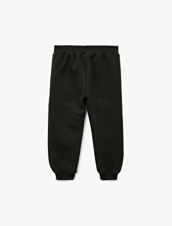 Pamuklu Bağcıklı Kargo Cep Detaylı Jogger Eşofman Altı