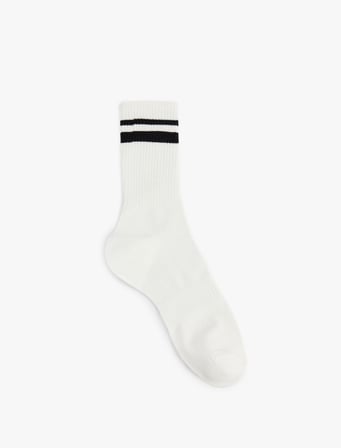 Çizgili 3'lü Soket Tenis Çorabı Seti
