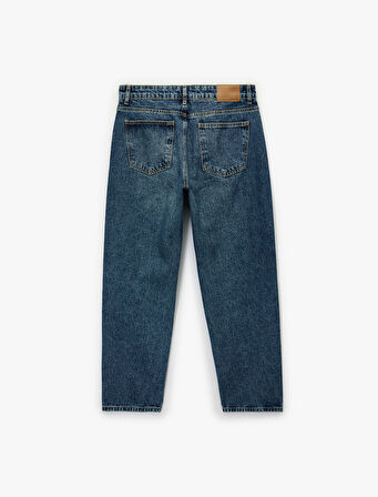 Pamuklu Normal Paça Jean Pantolon - Straight Jeans