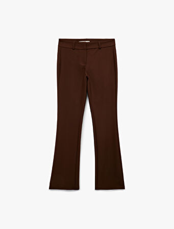 Regular Fit İspanyol Paça Kumaş Pantolon