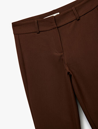 Regular Fit İspanyol Paça Kumaş Pantolon