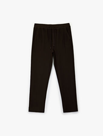 Regular Fit Cepli Fitilli Beli Bağcıklı Pantolon