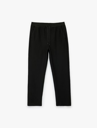 Regular Fit Cepli Fitilli Beli Bağcıklı Pantolon