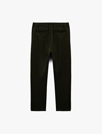 Viskon Karışımlı Cepli Regular Fit Beli Bağcıklı Pantolon