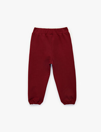 Pamuklu Beli Bağcıklı Basic Jogger Eşofman Altı