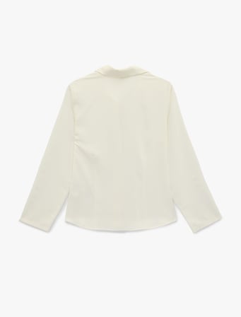 Slim Fit Uzun Kollu Düğmeli Klasik Yaka Gömlek