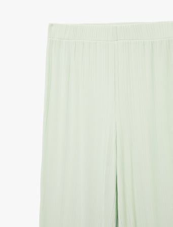 Kaşkorse Modal Kumaş Normal Bel Düz Bol Paça Pijama Altı