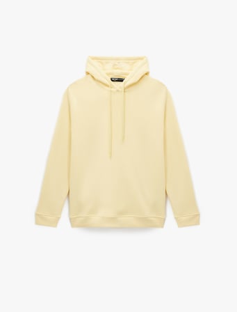 Şardonlu Uzun Kollu Basic Kapşonlu Sweatshirt