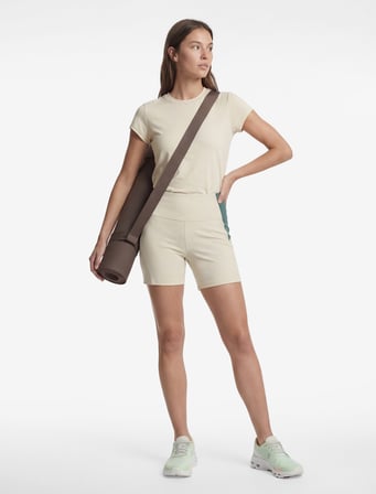 Slim Fit Kısa Kollu Bisiklet Yaka Spor Tişört