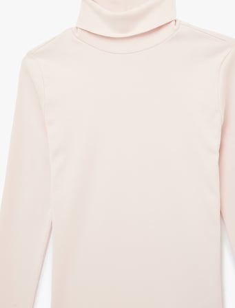 Pamuklu Slim Fit Uzun Kollu Dik Yaka Tişört