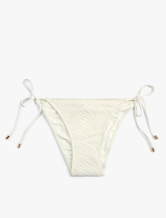 Slim Fit Kroşe Brazilian Bikini Altı