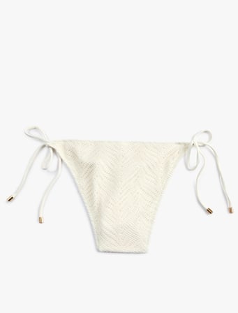 Slim Fit Kroşe Brazilian Bikini Altı