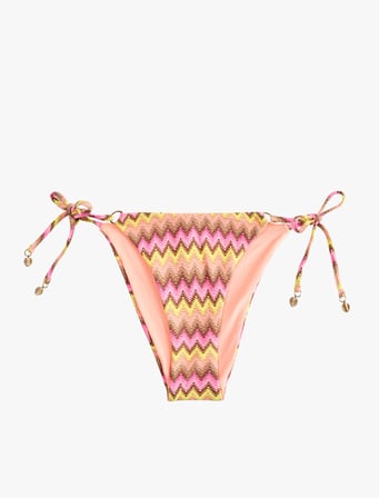 Charm Detaylı Desenli Kroşe Bikini Altı