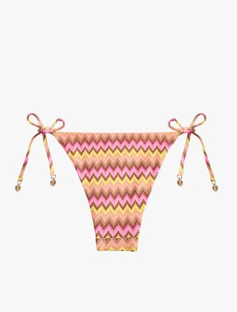 Charm Detaylı Desenli Kroşe Bikini Altı