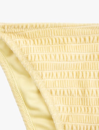 Koton X Sibil Çetinkaya - Yanları İpli Dokulu Brazilian Bikini Altı