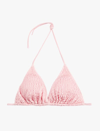 Koton X Sibil Çetinkaya - Dokulu Üçgen Bikini Üstü