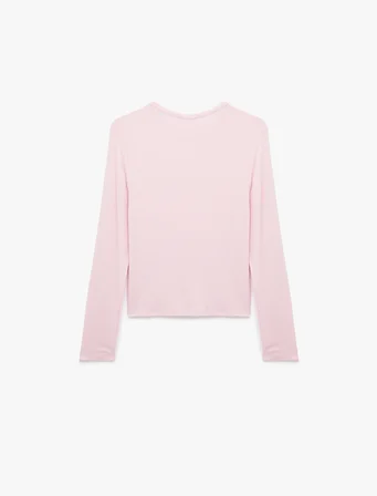 Slim Fit Uzun Kollu Bisiklet Yaka Basic Tişört