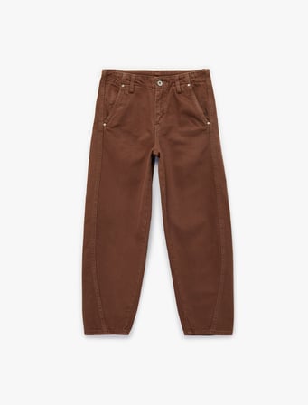 Rahat Kesim Pamuklu Balon Form Denim Pantolon