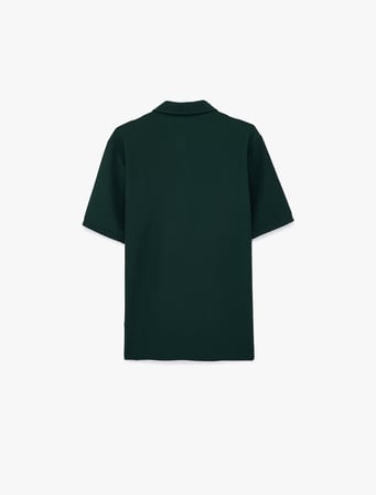 Regular Fit Kısa Kollu Düğmeli Polo Yaka Tişört