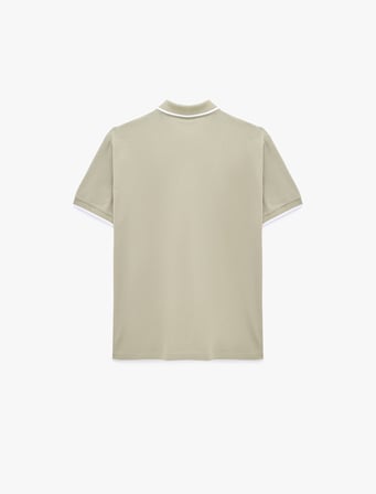 Kısa Kollu Pamuklu Pike Kumaş Düğmeli Polo Yaka Slim Fit Tişört