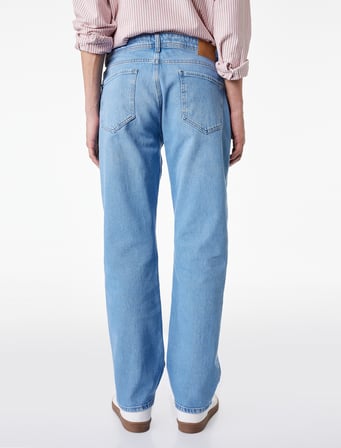Normal Bel Pamuklu Straight Fit Jean Pantolon - Mark Jean