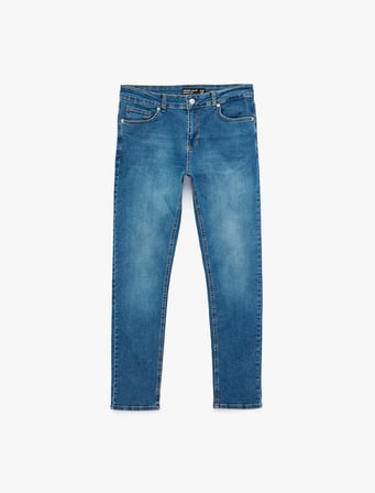 Normal Bel Slim Fit Jean Pantolon - Brad Jean