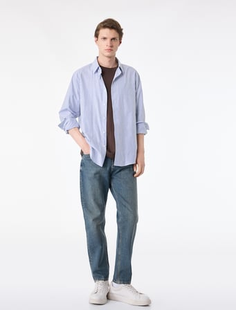 Pamuklu Regular Fit Cepli Tapered Jean Pantolon - Joe Jean