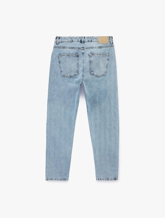 Regular Fit Normal Bel Tapered Jean Pantolon