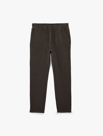 Regular Fit Pamuklu Cepli Beli Bağcıklı Pantolon