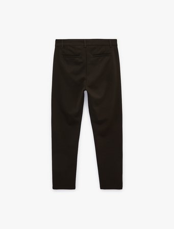 Düğmeli Cepli Viskon Karışımlı Slim Fit Kumaş Pantolon