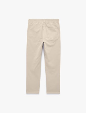 Regular Fit Pamuklu Cepli Gabardin Beli Bağcıklı Pantolon