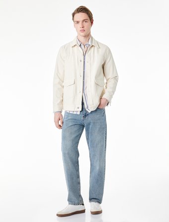 Pamuklu Normal Bel Vintage Straight Jean Pantolon
