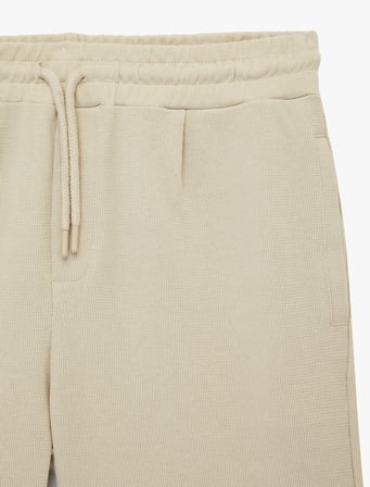 Regular Fit Cepli Bermuda Beli Bağcıklı Şort