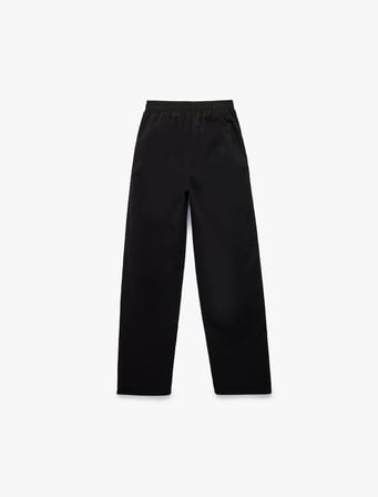 Pamuklu Rahat Kalıp Beli Lastikli Cepli Gabardin Pantolon