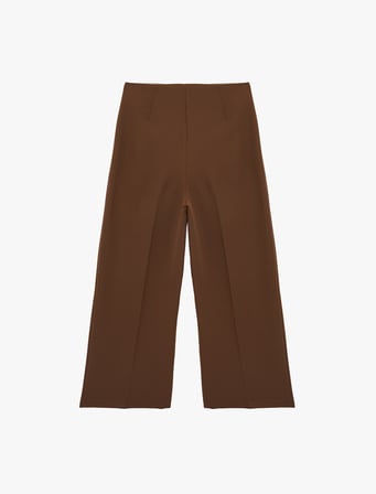 Culotte Fit Kısa Geniş Paça Palazzo Pantolon
