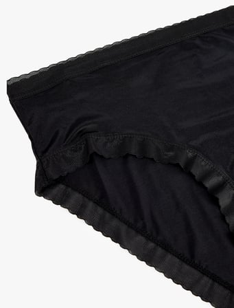 Saten Fırfırlı Brief Külot