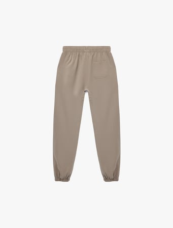 Beli Bağcıklı Viskon Karışımlı Jogger Pantolon