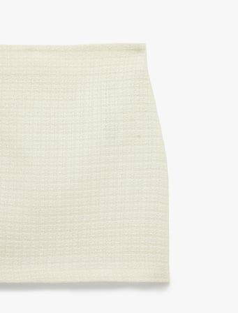 A Kesim Slim Fit Mini Tüvit Etek