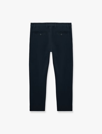 Viskon Karışımlı Cepli Slim Fit Kumaş Pantolon